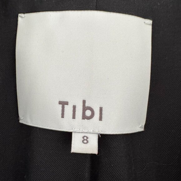 Tibi "Gabe" Checked Blazer w Cutout Elbows, size 8 - Picture 6 of 11